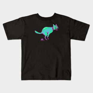 Multicoloured Pooping Dog Kids T-Shirt